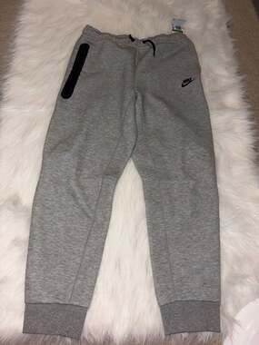 Nike Kids Sportswear Tech Fleece Jogger Sweatpants Dark Grey Heather XL FD3287-0